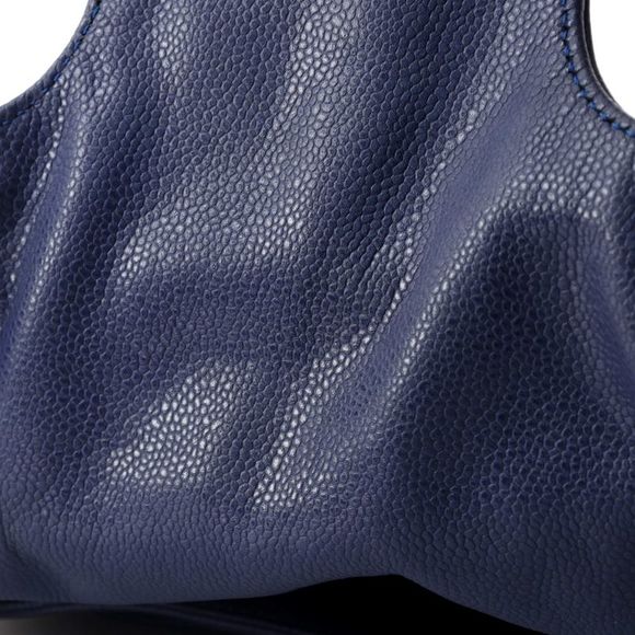 Chanel Coco Rider Hobo Glazed Caviar Blue - Picture 7 of 8